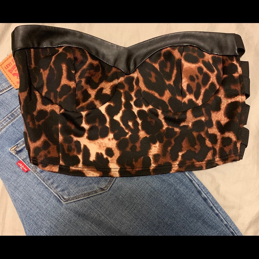 Charlotte Russe Bustier Crop